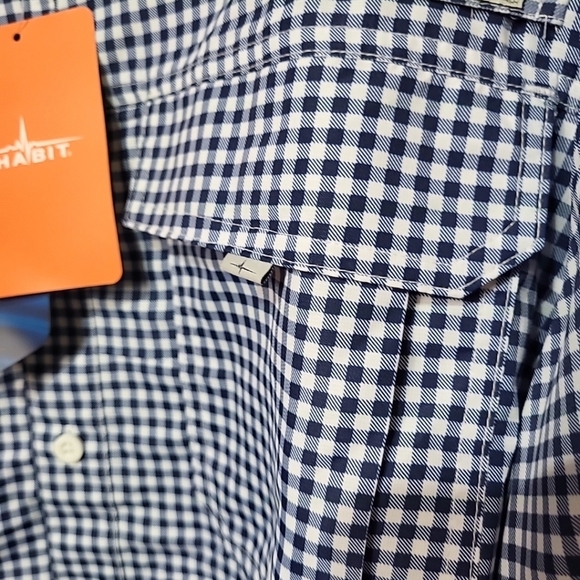 HABIT Crayfish Creek Long Sleeve Men’s X-Large Tech Button-up River Shirt NWT - Picture 3 of 10